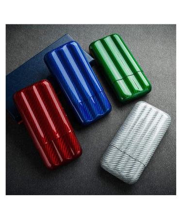 Cigar Box Portable Cigar Case Humidors Travel Cigar Humidor Box Cigar Storage Box Holds up to 3 Cigars Carbon Brazing Material Great Gift Kit for Travel Business - Buy Online on GoSupps.com