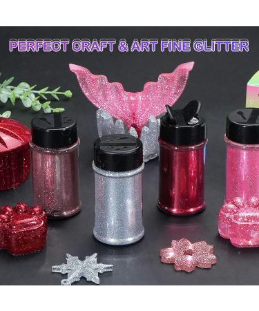 HTVRONT Silver Fine Glitter - 50g/1.76oz Extra Fine Glitter for Crafts, Resin, Nails, Tumblers, Ornaments & More - Portable Shaker Jar - Buy Online on GoSupps.com