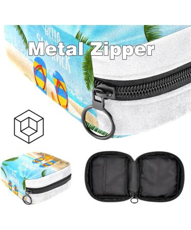 GIAPB Sanitary Napkin Storage Bag - Period Tampon Makeup Pad Pouch - Seashell Slippers Design - Buy Online on GoSupps.com