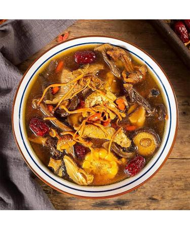Soup Package of 11 Types of Mushrooms Dry Abalone Nutritious Mushroom And Herb Soup Set QICAIJUNGUTANG 11 Types Mushroom Soup Packets (5Pcs) - Buy Online on GoSupps.com