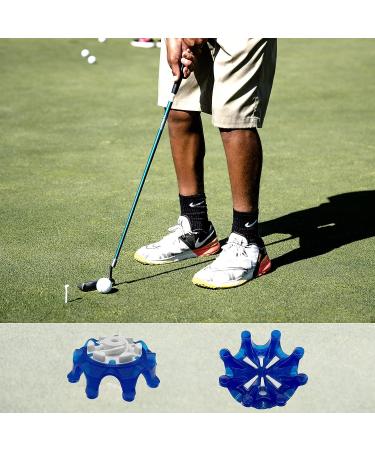 COOHLYEE 18Pcs Golf Shoe Spikes Replacement Set - Anti-Skid Soft Cleats-Fast Twist 3.0 - Blue - Buy Online on GoSupps.com