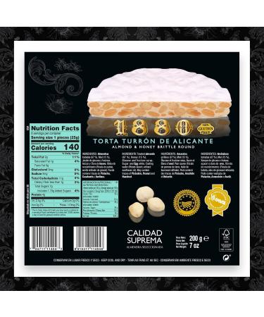1880 Individual Alicante Touron Pancake 200g Gluten Free 1 Unit - Buy Online on GoSupps.com