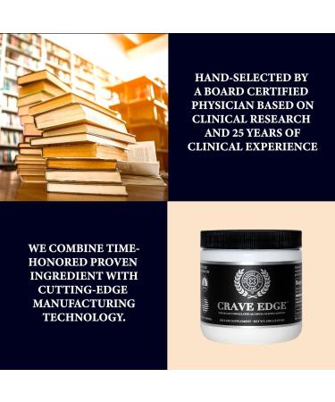 Crave Edge Alcohol Craving Support Physician-Formulated Anti Alcohol Replacement Drink Stop Drinking Liver Detox Fast Acting No Big Pills or Bad Taste (150G Powder 30 Servings) - Buy Online on GoSupps.com