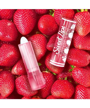 Beauty4Britain 25 x Lip Balm Set - Sweet Lips | 5 Fruity Flavors Long-Lasting Lip Care | Wholesale 25 Pack - Buy Online on GoSupps.com