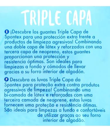 Spontex Mapa Triple Capa XL Sponge - Blue & Turquoise (Pack of 2 & 1) | International Shipping Available - Buy Online on GoSupps.com