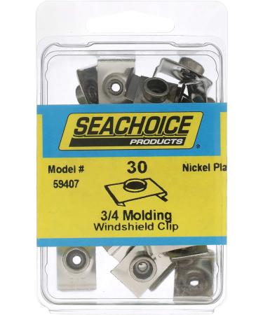 Seachoice 3/4 Windshield Clips with Stainless Steel Stud Boat - Pack of 30 - Buy Online on GoSupps.com