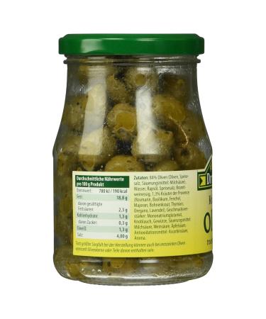 Feinkost Dittmann Herbal Olives Green Pitted 170g | Gourmet International Shipping - Buy Online on GoSupps.com