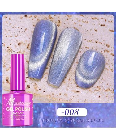 Gel Nail Polish Blue Crystal Cat Eye Glitter Gel Polish Magnetic Nail Polish Soak Off Nail Art Gel Nail Polish Holographic Twinkle Dark Fairy Style Nail Polish. (Blue) - Buy Online on GoSupps.com