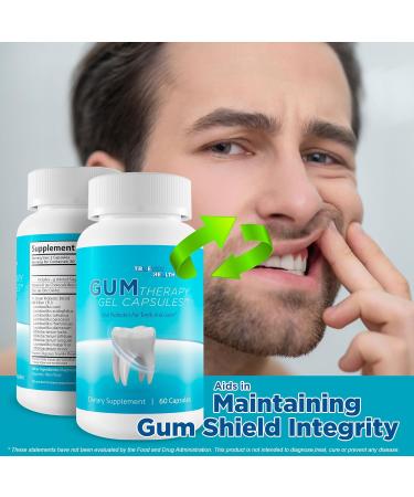Gum Therapy Gel Capsules - Our Best Gum & Teeth Support Probiotic - Oral Dental Probiotics Gum Health Supplements - Gum & Teeth Probiotic - Our Best Oral Probiotics for Teeth and Gums - Gum Supplement - Buy Online on GoSupps.com