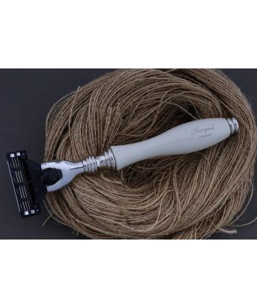 Premium Men's Shaving Kit | 3 Edge Razor Badger Hair Brush Soap & Bowl - Perfect Grooming Set - Buy Online on GoSupps.com