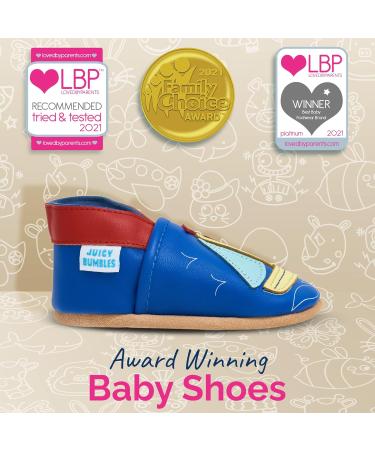 Sailing Boat Baby Shoes | Soft Sole Leather Toddler Shoes for Baby Boy or Girl (0-6 Months) - Buy Online on GoSupps.com