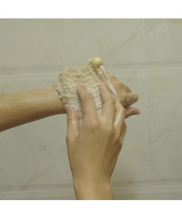 Bleu Bath 6-Pack MINI Sisal Ramie Soap Saver Bag with Drawstring - Natural and Organic Luffa Loofah Scrubber for Exfoliating - Wooden Bead Holder Included - Buy Online on GoSupps.com