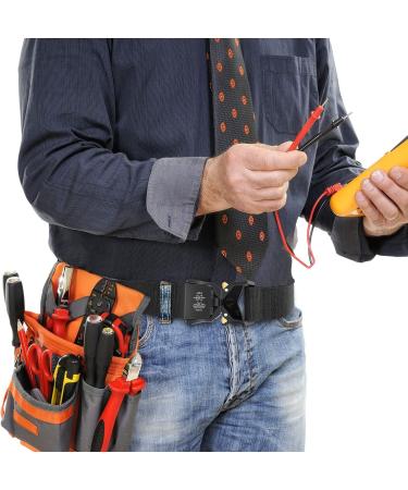 Leskyair 2 Series Tactical Belt for Men | High-Performance Military Hiking Belt - 3.8cm Wide | Includes TM Bag & Water Bottle Clip Hook - Black & Coffee - Buy Online on GoSupps.com