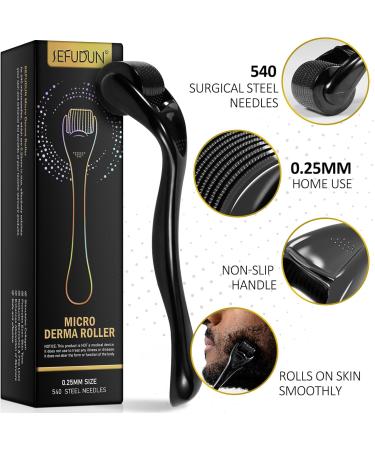 Beard Growth Kit with 0.25mm Beard Roller Beard Growth Serum Hair Growth Kit for Men Thickening and Strengthening for Hair Growth and - Buy Online on GoSupps.com