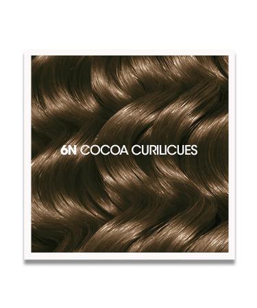 All About Curls 6N Cocoa Curlicues - Permanent Hair Color for Curly Hair | 100% Grey Coverage Nourished Curls & Protect Serum | Light Blonde with Neutral Undertone - Buy Online on GoSupps.com