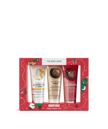 The Body Shop Soothing Trio Includes Fruity and Nutty Hand Creams 3.04 Fl Oz