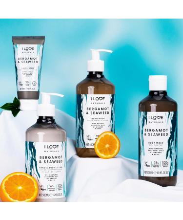 I Love Naturals Bergamot & Seaweed Hand and Body Lotion | Moisturizing Lotion for Dry Skin with Coconut Oil & Shea Butter - 16.9 oz - Fast International Shipping - Buy Online on GoSupps.com