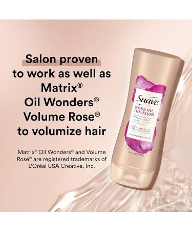 Suave Professionals Rose Oil Infusion Volumizing Conditioner for Fine Hair - 12.6 oz | International Shipping - Buy Online on GoSupps.com