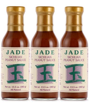 Jade All-Natural Sichuan Peanut Sauce, 13.5 oz., 3 Pack Peanut 13.5 Ounce (Pack of 3)