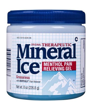 Mineral Ice Pain Relieving Gel - 8 oz Pack of 4