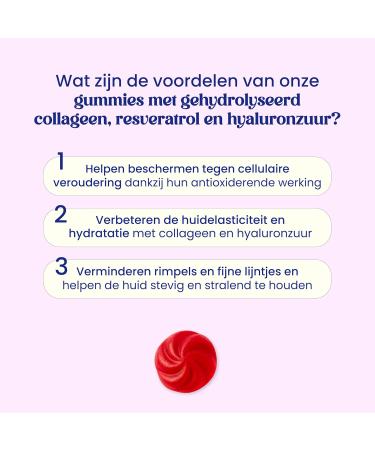 Jelly Pills Collagen 500 mg + Resveratrol Hyaluronic Acid Coenzyme Q10 & Vitamin C 60 Vegan Gummies Without Sugar Strawberry Flavor For Firm & Radiant Skin - Buy Online on GoSupps.com