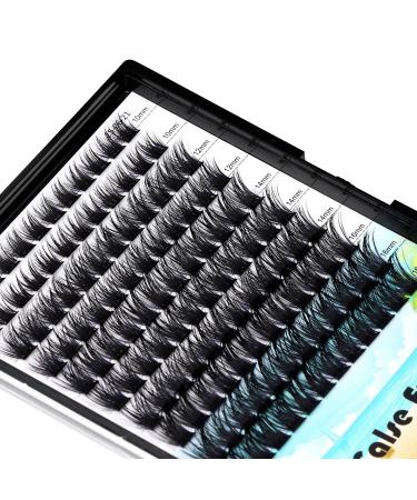 Shop Mixed Cluster Eyelashes - DIY D Curl Individual Lashes 10-12-14-16mm | 0.07mm Thickness | International Shipping - Buy Online on GoSupps.com