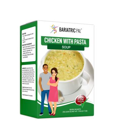 BariatricPal Protein Soup - Chicken with Pasta (1-Pack) 7 Count (Pack of 1)