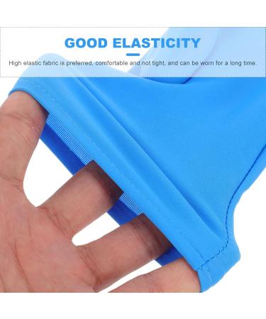 minkissy 1 Pair Nail Gloves Manicure Nail Art Mittens Uv Shield Gloves Hands Glove Down Mittens Gloves Skincare Gloves Nail Lamp Glove Dryer Elastic Hand Gloves Child Blue - Buy Online on GoSupps.com