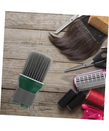 Housoutil Cleaning Brush Dust Cleaner for Home Ear Blow Dryer Hair Brush Neck Duster Japanese Hair Clip Barber Brush Duster Hair Cutting Tool Barber Shaving Plastic Duster Brush Household 14.5X7X7CM Green - Buy Online on GoSupps.com