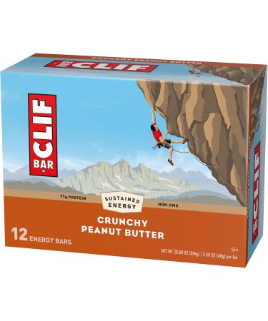 Buy Clif Bar Crunchy Peanut Butter Energy Bars 12 Pack | International Shipping Available - Buy Online on GoSupps.com