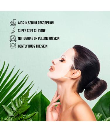 Lindo Silicone Face Wrap - Reusable Facial Mask Cover for Sheet Masks Clay & Cream Masques | International Shipping - Buy Online on GoSupps.com