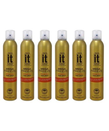 It Mega Freeze Hairspray 10oz Aerosol (6 Pack)