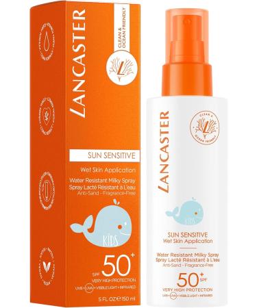 Lancaster Sun Sensitive Milky Spray For Kids SPF50 150ml | Children's Sunscreen For Body | Broad Spectrum Sun Protection - Buy Online on GoSupps.com