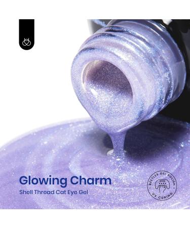 Beetles Cat Eye Gel Nail Polish - Glowing Charm 15ml | Blue Purple White Pearl Chrome | Soak Off UV LED | Perfect Gift for Her - Buy Online on GoSupps.com