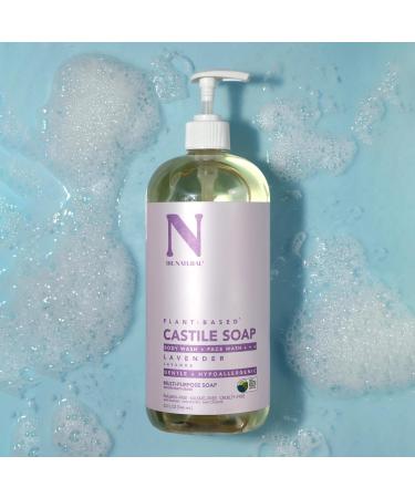 Dr. Natural Castile Liquid Soap Lavender 32 oz - Plant-Based - Made with Organic Shea Butter - Rich in Coconut and Olive Oils - Sulfate and Paraben-Free Cruelty-Free - Multi-Purpose Soap Lavender 32 Fluid Ounces (Pack of  - Buy Online on GoSupps.com