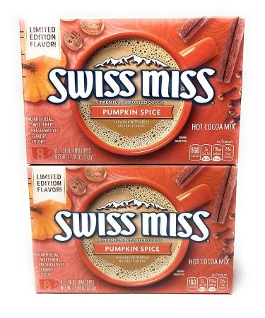 Swiss Miss Pumpkin Spice Hot Cocoa Mix Bundle (PACK OF 2)