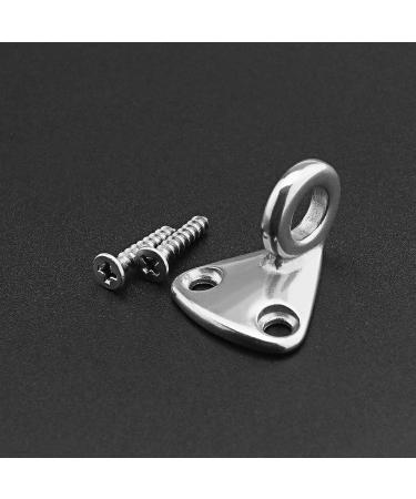 4Pcs Marine Grade 316 Stainless Steel Fending Pad Eye Fender Hook w/ Screws - Boat Ship Deck Hardware - Buy Online on GoSupps.com