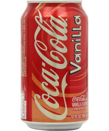 Coca Cola Vanilla Flavoured Drink 355 ml (Pack of 12) - Buy Online on GoSupps.com