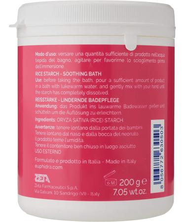 Euphidra AmidoMio Polvere Finissima All'Amido Di Riso 200g 200 g (Lot de 1) - Buy Online on GoSupps.com