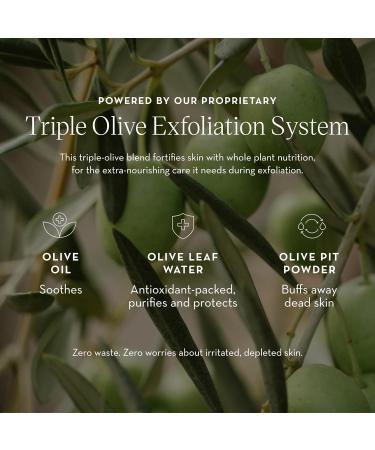 Furtuna Skin Triple Action Exfoliator - Olive-Infused Facial Scrub for All Skin Types | Vegan & Smooth Skin - 80ml - Buy Online on GoSupps.com