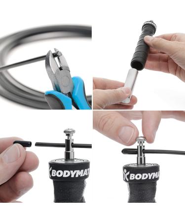 BodyMate Premium Springbell - Anti-Slip Handles 2 Removable Weights & Adjustable Steel Cables for CrossFit & Boxing Training - International Shipping Available - Buy Online on GoSupps.com