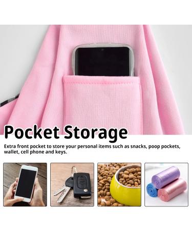 Cuby Dog Carrier Bag for Pets - Adjustable Soft Bag for Dogs & Cats - Turnable Design Ideal for Puppies & Small Dogs - Classic Pink - Buy Online on GoSupps.com