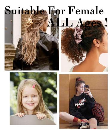 Variety Pack Hair Scrunchies for Girls & Women - Assorted Colors, Hair Bands & Scrunchy Hair Ties - Perfect Christmas Gifts for Women & Teenage Girls - Buy Online on GoSupps.com