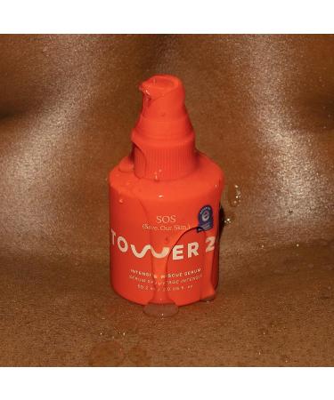 Tower 28 SOS Intensive Rescue Serum - Reduce Redness, Hypochlorous Acid for Sensitive Skin - 2 Fl Oz - Buy Online on GoSupps.com
