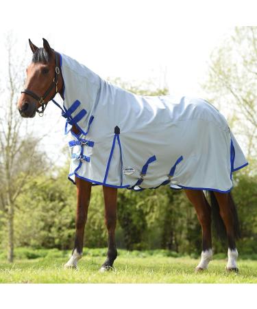 WeatherBeeta ComFiTec 600D/Mesh II Combo Neck Horse Rug Silver/Silver 6'6 6'6 Silver/Silver - Buy Online on GoSupps.com