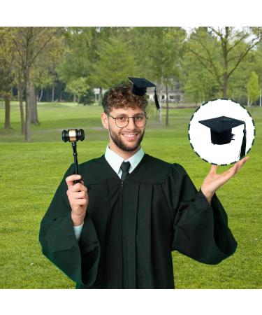 Graduation Hat Insert - 3D Doctoral Hat Hair Clip Headband - 3D Graduation Hat Hairpins Dress up Photo Decoration Supplies for Graduation Green - Buy Online on GoSupps.com