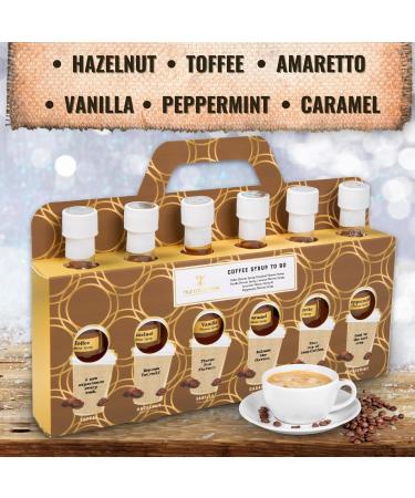 Coffee Gift Set Hamper - Flavoured Ground Coffee Medium-Dark Roasted Flavoured Coffee Syrup Shortbread & French Press Coffee Maker - Christmas Hamper Gift for Coffee Lover - Gifts for Him and Her Variety Ground Coffee Hamper - Buy Online on GoSupps.com