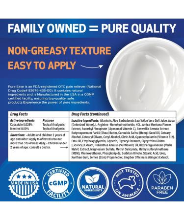 Neuropathy Pain Relief Cream 2oz - Maximum Strength Fast-Acting Nerve Pain Relief for Hands Legs Toes | Natural Ingredients & Liposomal Technology - Buy Online on GoSupps.com