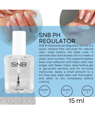 Star Nails Bulgaria Ltd SNB Professional pH regulator for nails 15 ml removes dust and excess grease from natural nails improves the adhesion of the base coat extends the durability of the nail polish - Buy Online on GoSupps.com