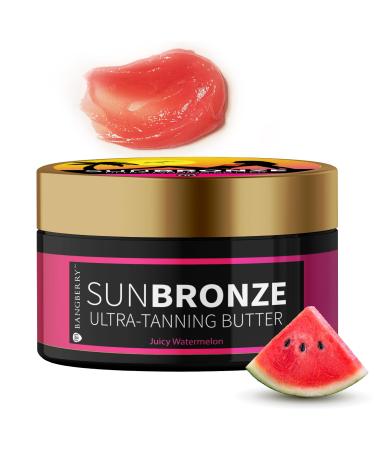 Original Sun Bronze Ultra Tanning Butter - Juicy Watermelon Use in the sun outdoor or tanning bed Better than tanning oil Tan faster with premium natural ingredients Safe for Sensitive Skin